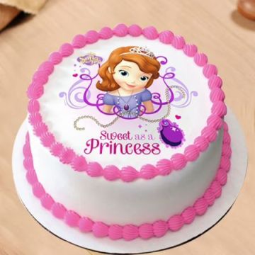 Sweet As Princess Poster Cake