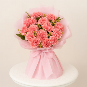 The Carnation Everglow Bouquet