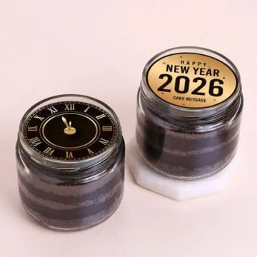 Two Choco Jar New Year Cake Jar