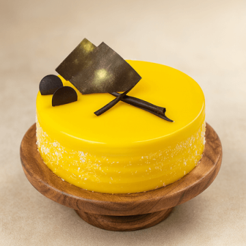 Eggless Yummy Mango Cream Cake Half Kg