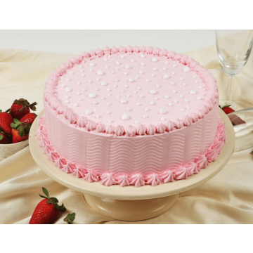 Yummy Strawberry Vegan Cake Half Kgs