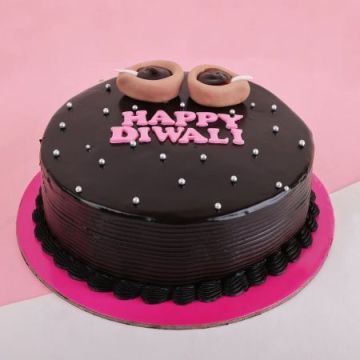 Yummy Chocolate Truffle Diwali Cake Half Kg