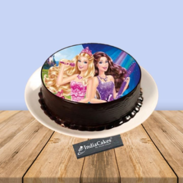 Singing Barbie Photo Cake