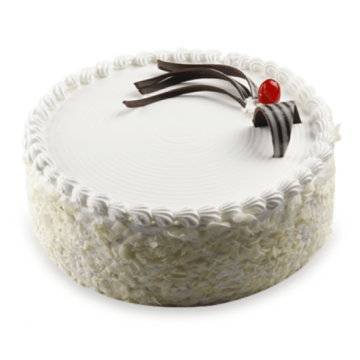 Divine White Forest Cake Half Kgs