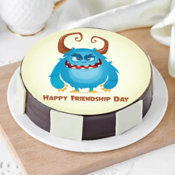 Happy Friendship Day Monster Cake Half Kg