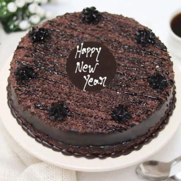 New Year Truffle Cake