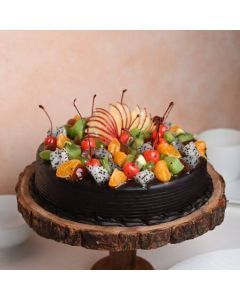 Chocolate Truffle Fruit Cake Half Kg