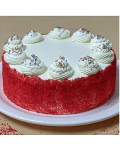 Eggless Classic Red Velvet Cake Half Kgs