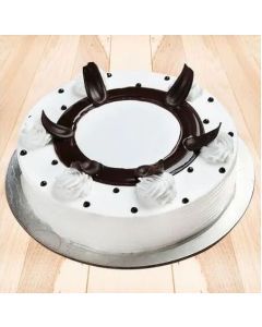 Eggless Designer Chocolate Vanilla Cake Half Kg