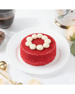 Eggless Tempting Red Velvet Cake Half Kgs