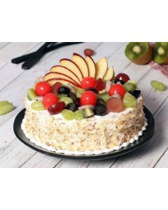 Exotic Fresh Fruit Cake Half Kg