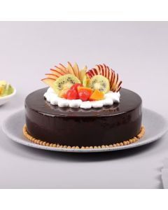 Fruit Pervade Chocolate Cake Half Kg