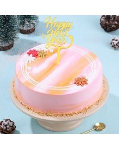 Happy New Year Marble Cake