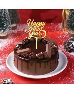 Kitkat Chocolate New Year Cake