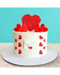 Love Little Heart Fondant Cake 1 Kg