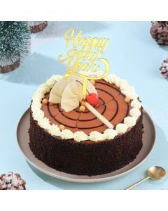 New Year Butterscotch Cream Cake