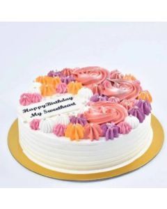 Rainbow Love Vanilla Cake Half Kg
