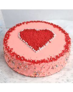 Eggless Sparkling Velvety Cake Half Kgs