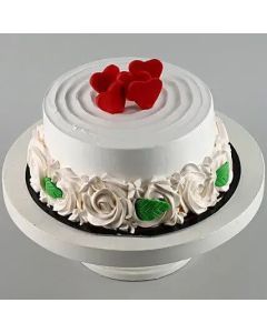 Vanilla Love Valentines Cake Half Kg
