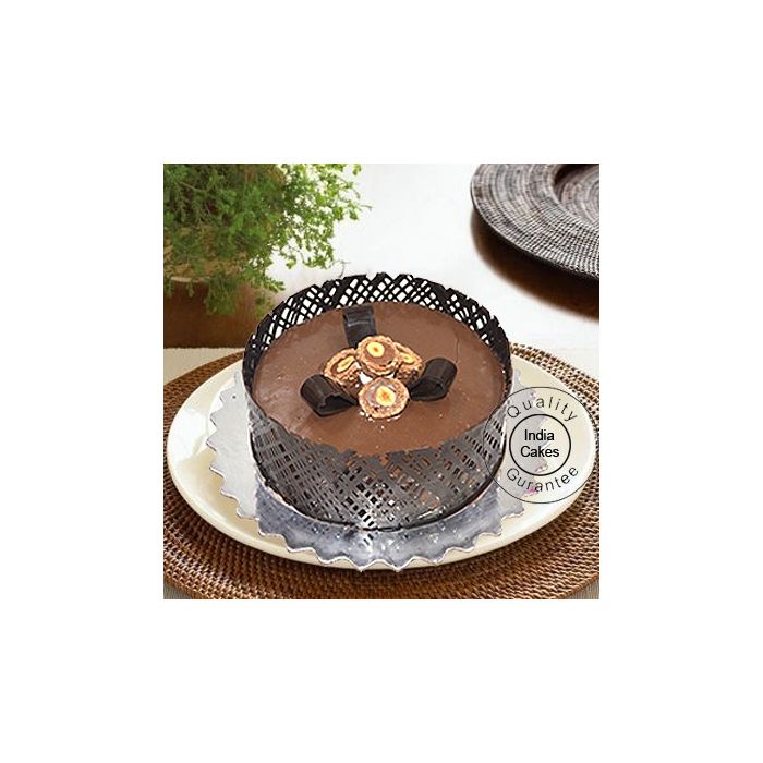 Half Kg Eggless Ferrero Rocher Chocolate Cake