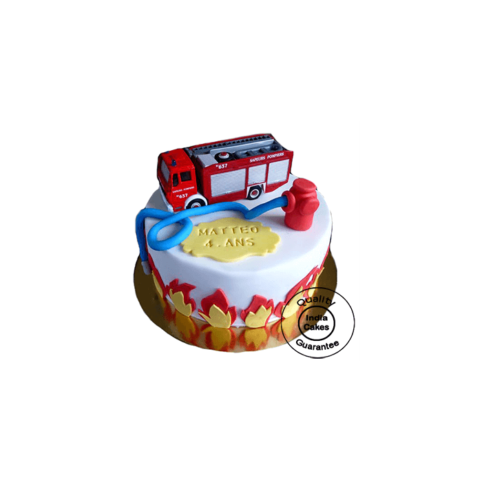 Fire Truck Cake_2