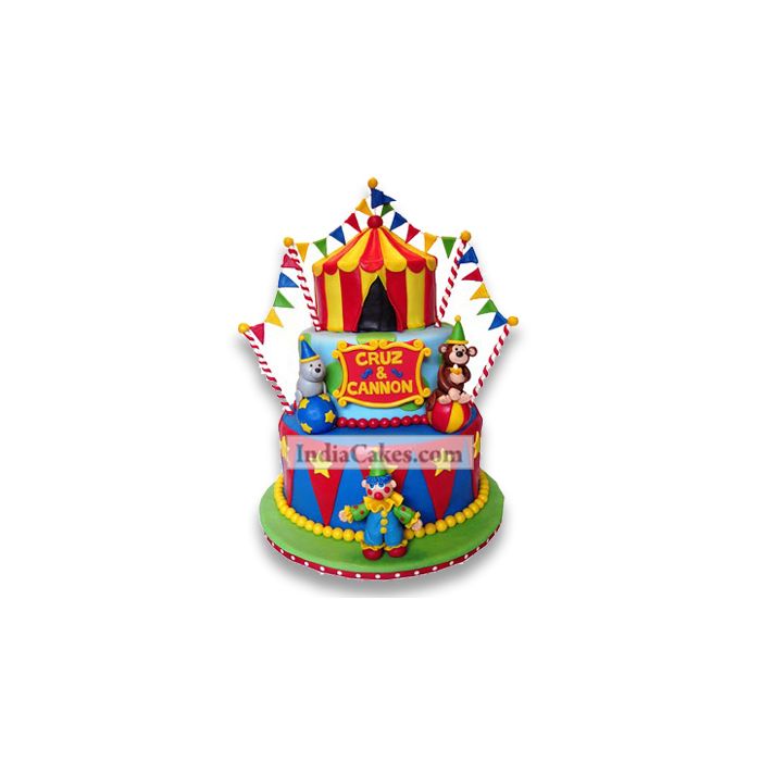 5 Kg Fun Circus Cake