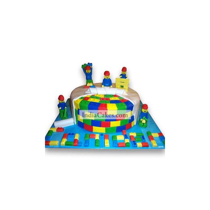 3 Kg Lego Fondant Cake