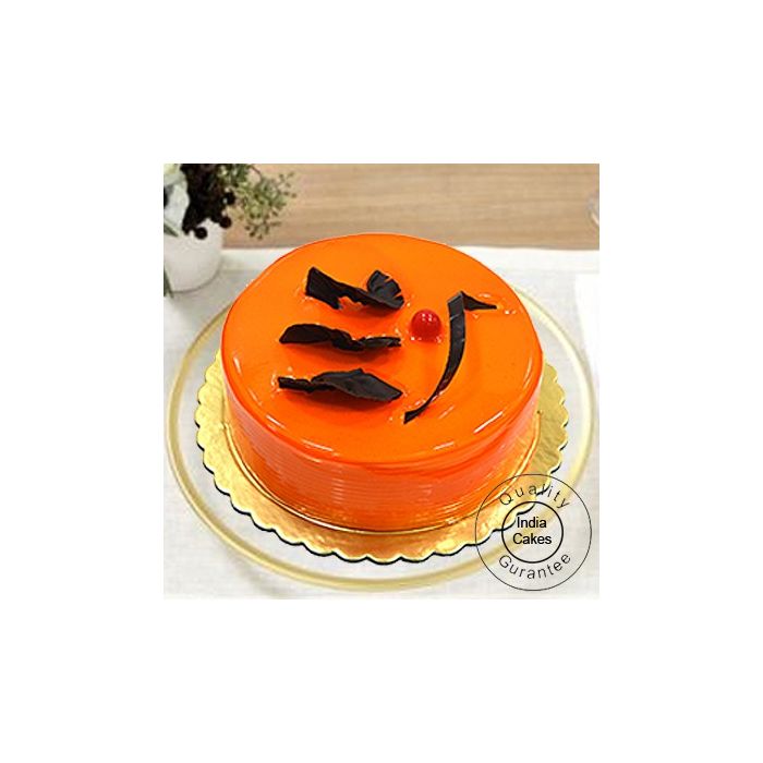 Half Kg Eggless Orange Cake