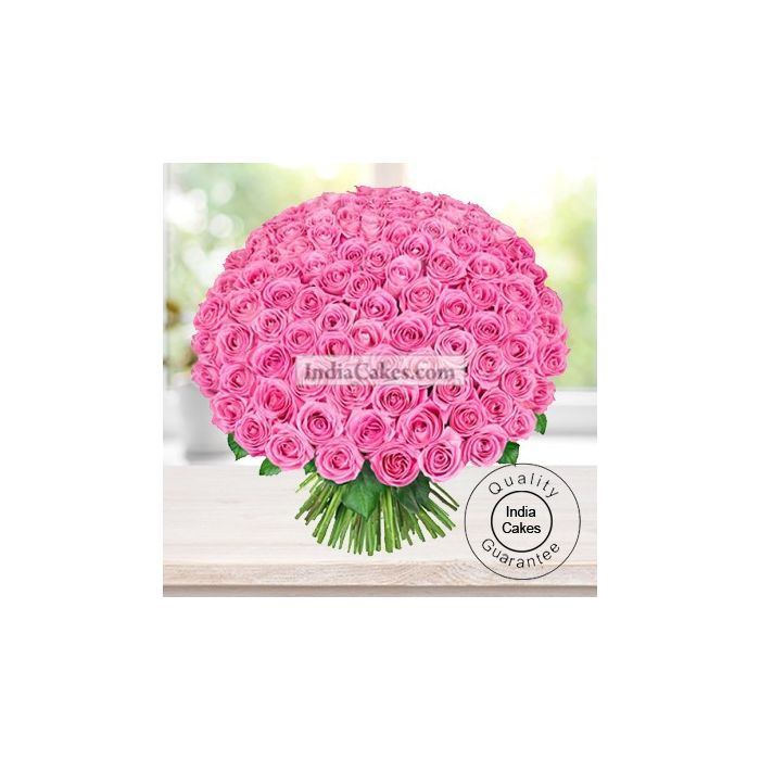 100 Pink Roses Bunch 100 Pink Roses Bunch