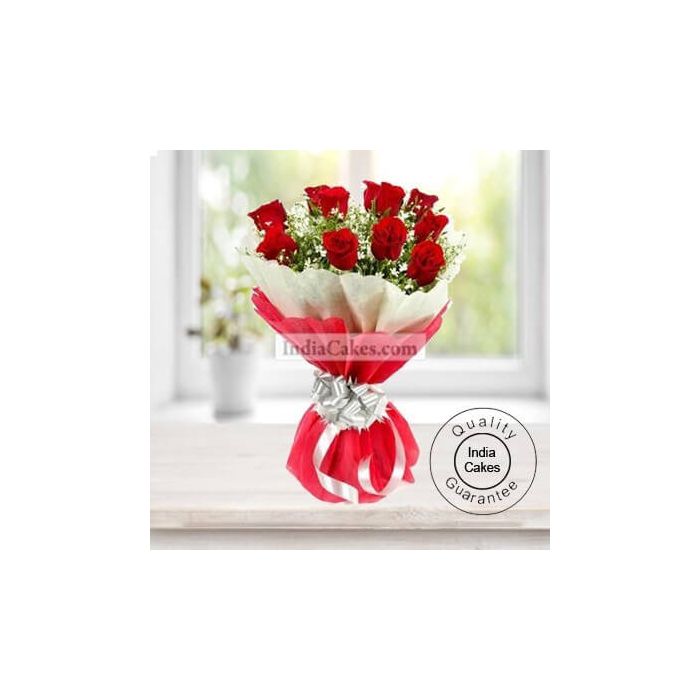 12 Red Roses Bunch 12 Red Roses Bunch