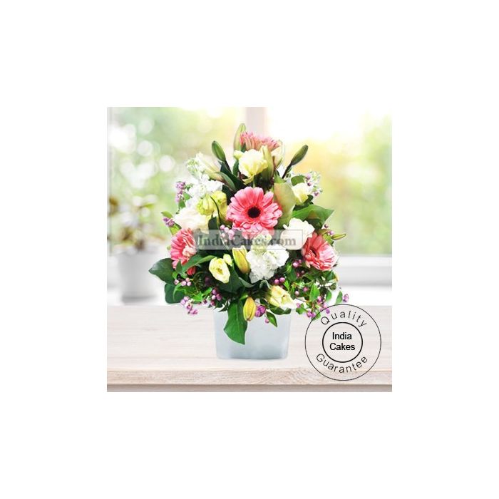 ARRANGEMENT OF MIX FLOWERS ARRANGEMENT OF MIX FLOWERS