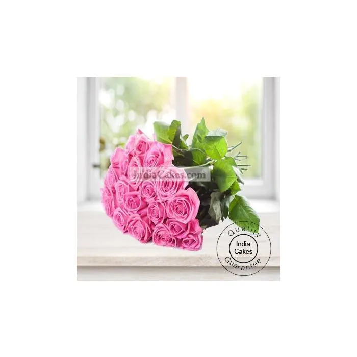20 Pink Roses Bunch 20 Pink Roses Bunch