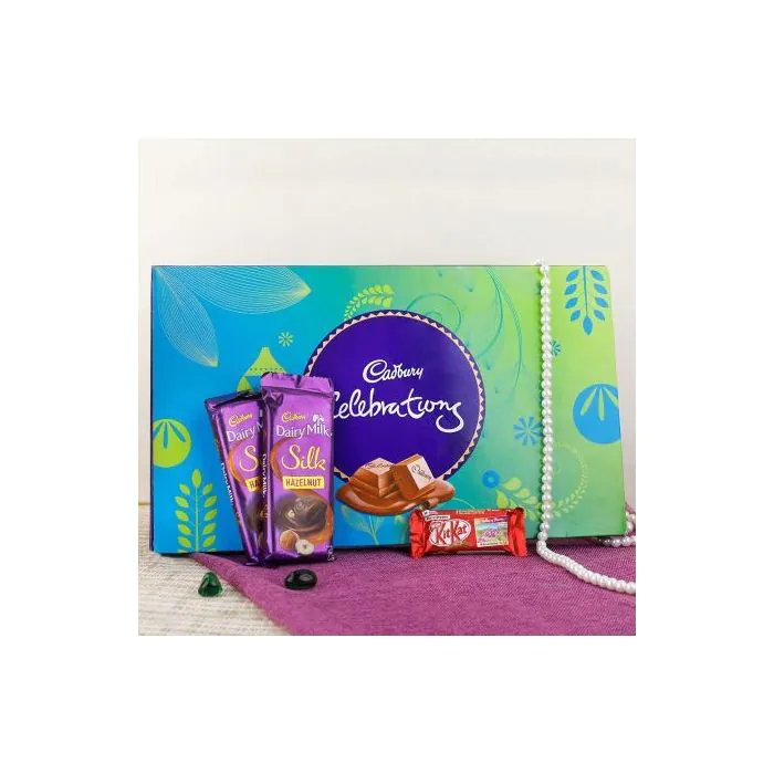 2 Cadbury Silk with 1 Kitkat and Cadbury Celebrations 2 Cadbury Silk with 1 Kitkat and Cadbury Celebrations