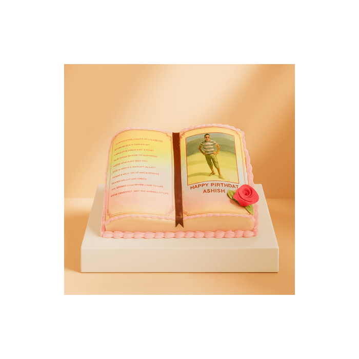 3 Kg Open Book Cake 3 Kg Open Book Cake
