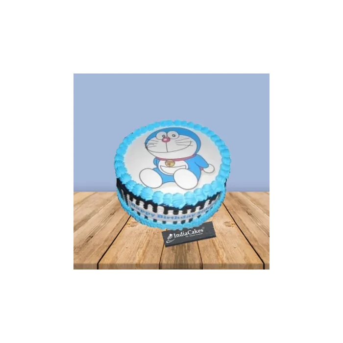 Doraemon Cartoon Photo Cake Doraemon Cartoon Photo Cake