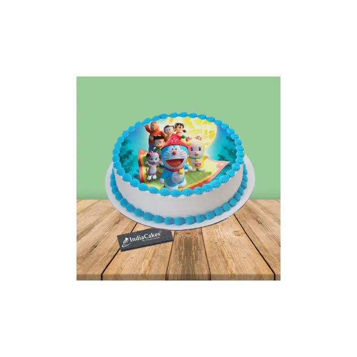 Doraemon n friends Photo Cake Doraemon n friends Photo Cake