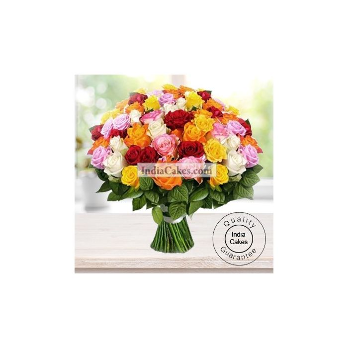 50 Mix Roses Bunch