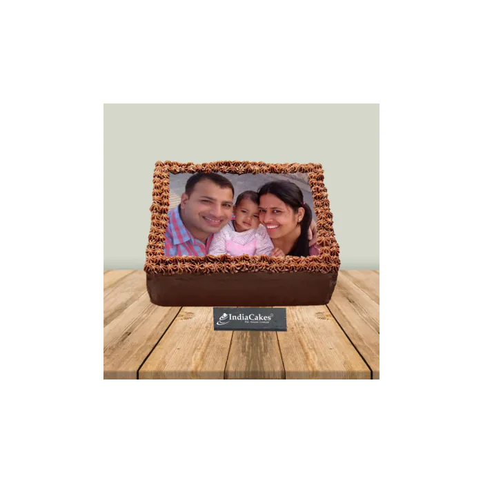 1 Kg Chocolate Truffle Photo Cake