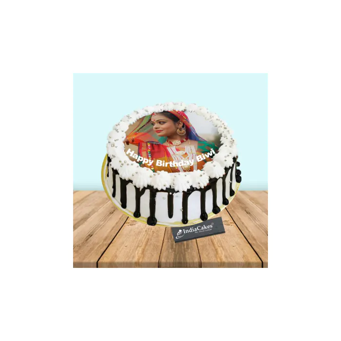 Personalized Birthday Photo Cake Personalized Birthday Photo Cake
