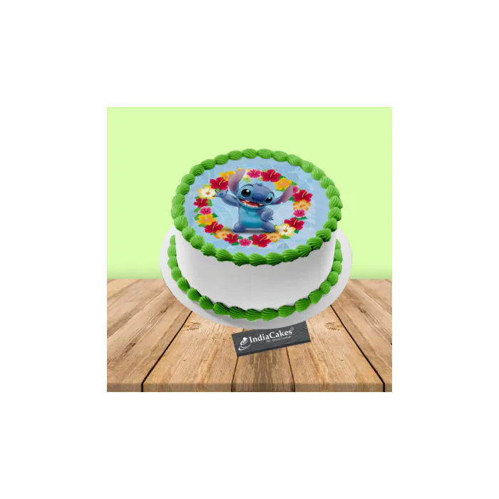 Stitch Photo Birthday Cake Stitch Photo Birthday Cake