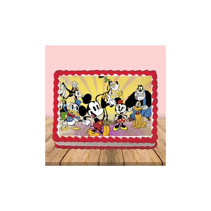 Mickey Mouse Photo Cake Mickey Mouse Photo Cake