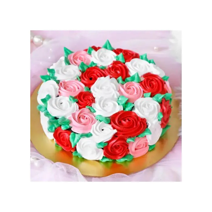 Abundant Roses Chocolate Cake Half Kgs Abundant Roses Chocolate Cake Half Kgs