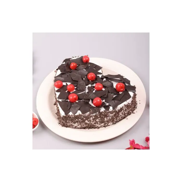 Amazing Heart Shape Black Forest Cake