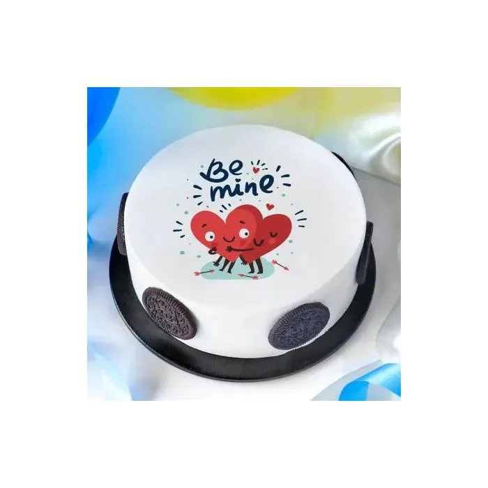 Be Mine Poster Cake Half Kg Be Mine Poster Cake Half Kg
