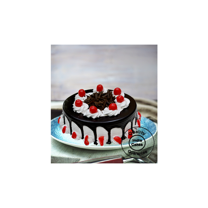 Eggless Black Forest Cherry Top Half Kg Eggless Black Forest Cherry Top Half Kg