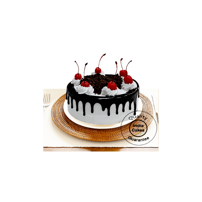 1 Kg Black Forest Gel Cake with Cherry 1 Kg Black Forest Gel Cake with Cherry