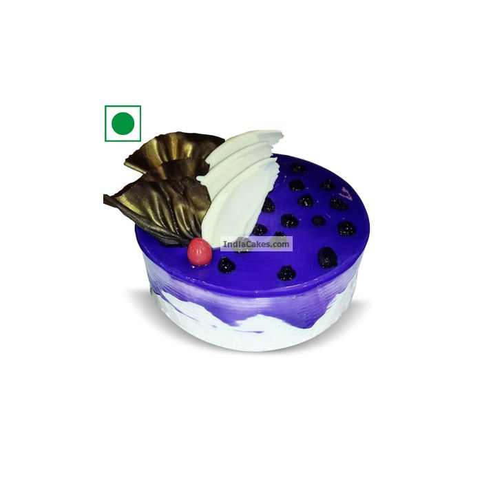Half Kg Eggless Blue Berry Cake Half Kg Eggless Blue Berry Cake
