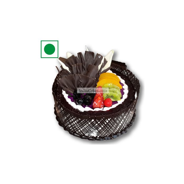 Half Kg Eggless Blue Berry Bliss Cake Half Kg Eggless Blue Berry Bliss Cake