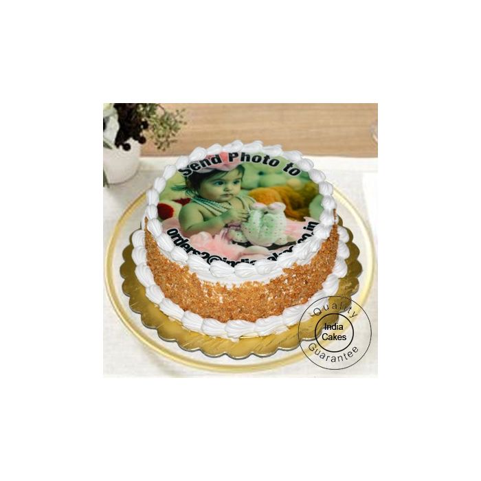 1 Kg Butter Scotch Photo Cake with 12 Yellow Roses Bunch 1 Kg Butter Scotch Photo Cake with 12 Yellow Roses Bunch