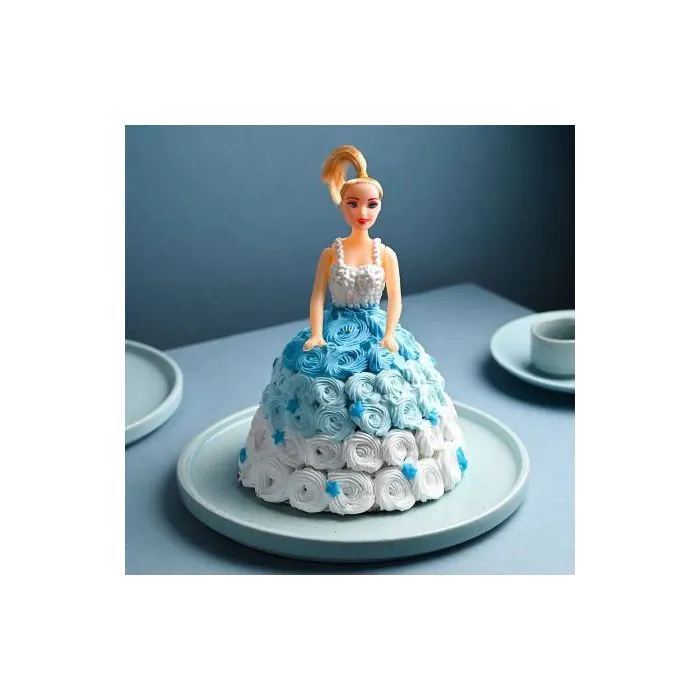 Charming Barbie Doll Cake 1 Kg Charming Barbie Doll Cake 1 Kg